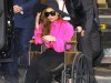 Lady Gaga seen in her wheelchair in New York City