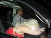 Lady Gaga Keeps Her Head Low As She Arrives At The Chateau Marmont.   - Lady Gaga