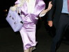 Lady Gaga in a crazy outfit after SNL rehearsals