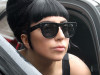 Lady Gaga with her new tattoo in New York