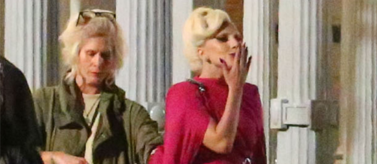 Lady Gaga sur le tournage d’American Horror Story