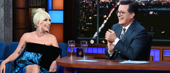 Lady Gaga au Late Show avec Stephen Colbert