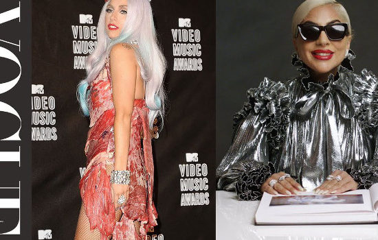 Lady Gaga revisite ses looks iconiques pour Vogue